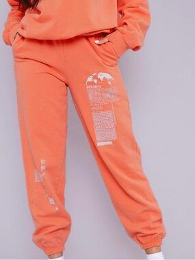 Pretty Little Thing Worldwide Tour Orange Sweatpants